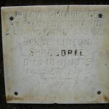 SHROSBREE Bruce Linton -1975