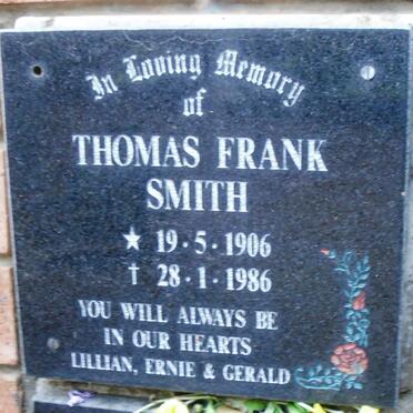 SMITH Thomas Frank 1906-1986