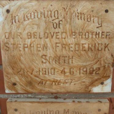 SMITH Stephen Frederick 1910-1982