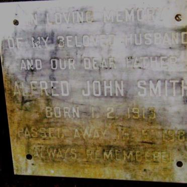 SMITH Alfred John 1913-1982