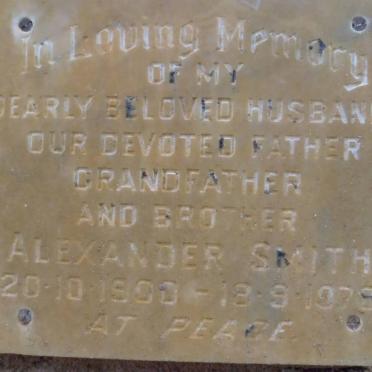 SMITH Alexander 1900-1978