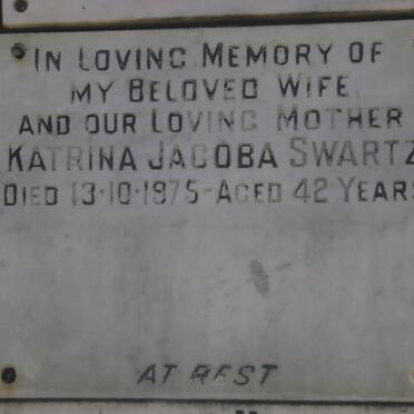 SWARTZ Katrina Jacoba -1975