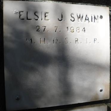 SWAIN Elsie J. -1984