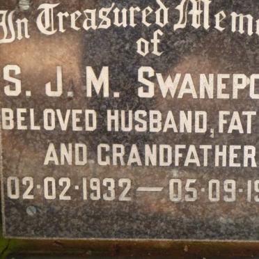 SWANEPOEL S.J.M. 1932-1992