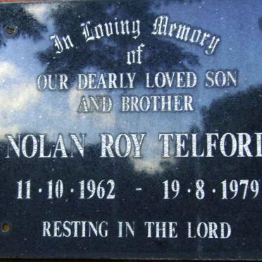 TELFORD Nolan Roy 1962-1979