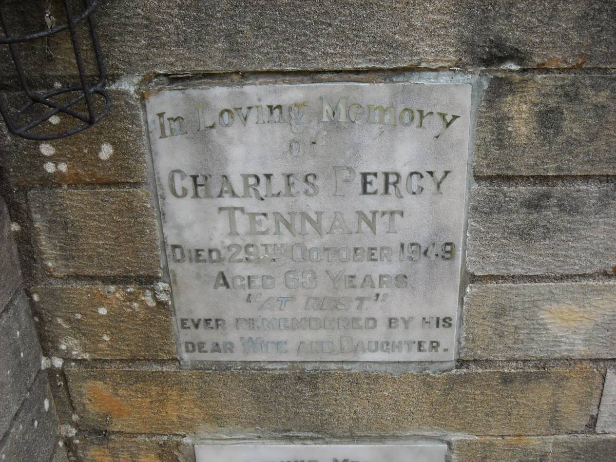 TENNANT Charles Percy -1949