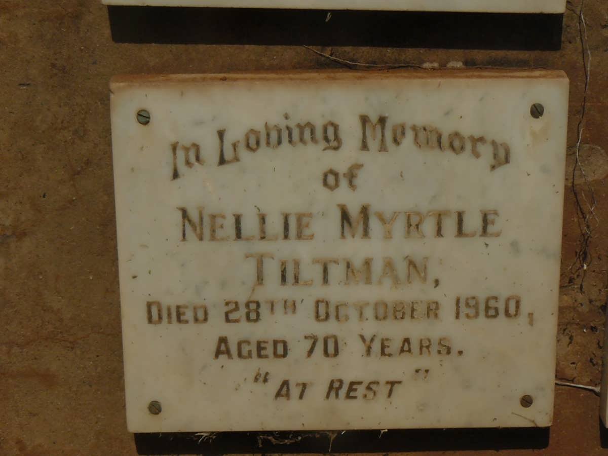 TILTMAN Nellie Myrtle -1960