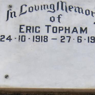 TOPHAM Eric 1918-1988