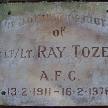TOZER Ray 1911-1976