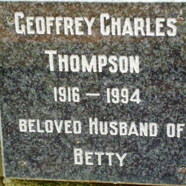THOMPSON Geoffrey Charles 1916-1994