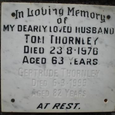 THORNLEY Tom -1976 &amp; Gertrude -1995