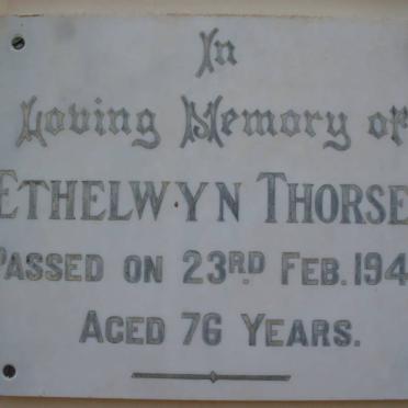 THORSEN Ethelwyn -1946