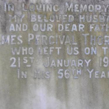 THORSSELL James Percival -1959