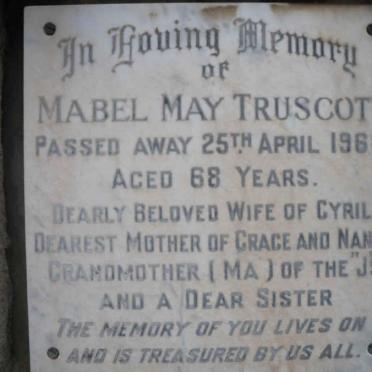 TRUSCOTT Mabel May -1968