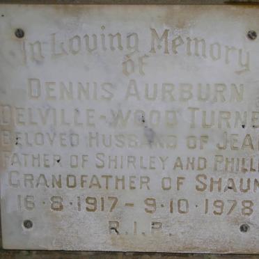 TURNER Dennis Aurburn Delville-Wood 1917-1978