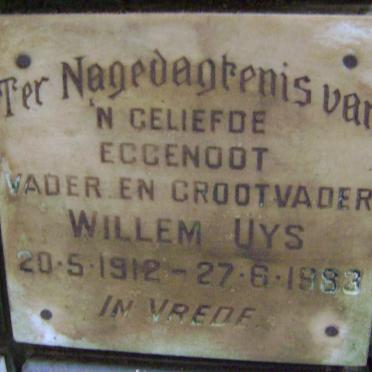 UYS Willem 1912-1983