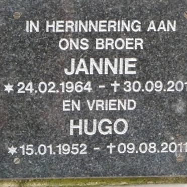 ? Jannie 1964-2011 :: ? Hugo 1952-2011