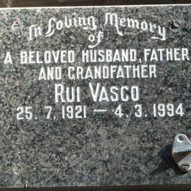 VASCO Rui 1921-1994