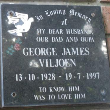 VILJOEN George James 1928-1997