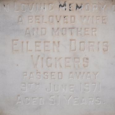 VICKERS Eileen Doris -1971