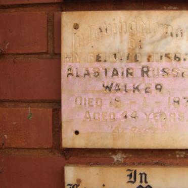 WALKER Alistair Russell -1975