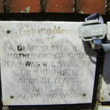 WAGNER Jean Warwick -1976