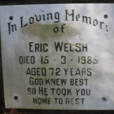 WELSH Eric -1985