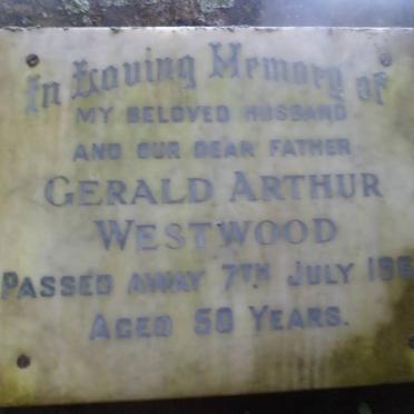 WESTWOOD Gerald Arthur -1961