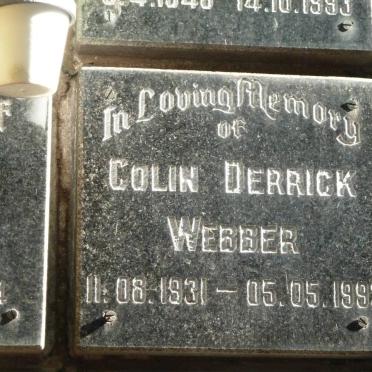 WEBBER Colin Derrick 1931-1993