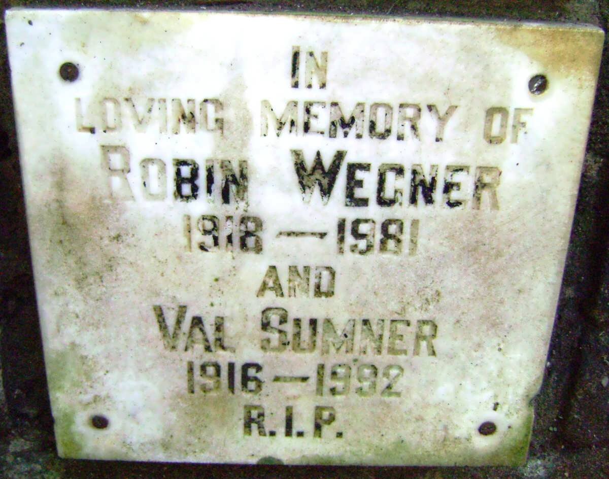 WEGNER Robin 1918-1981 &amp; Val Sumner 1916-1992
