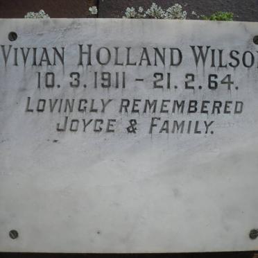 WILSON Vivian Holland 1911-1964