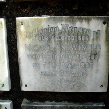 WINTLE Nicholas -1958