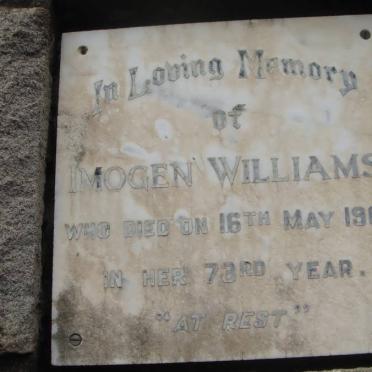 WILLIAMS Imogen -1967