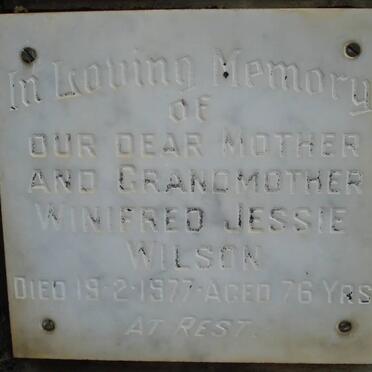 WILSON Winifred Jessie -1977