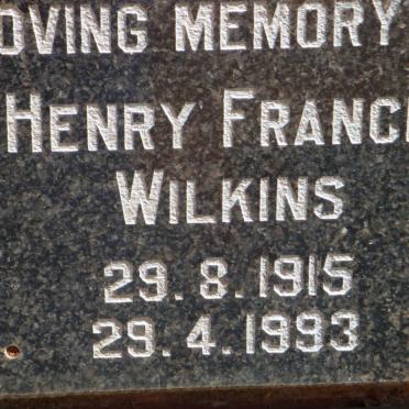 WILKINS Henry Francis 1915-1993