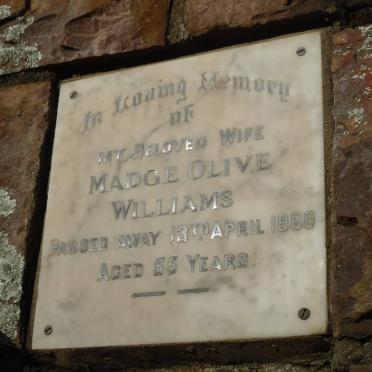 WILLIAMS Madge Olive -1960