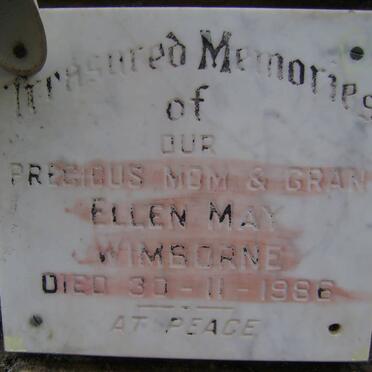 WIMBORNE Ellen May -1986