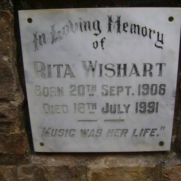 WISHART Rita 1906-1991