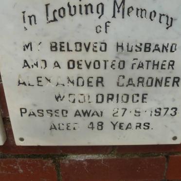 WOOLDRIDGE Alexander Gardner -1973