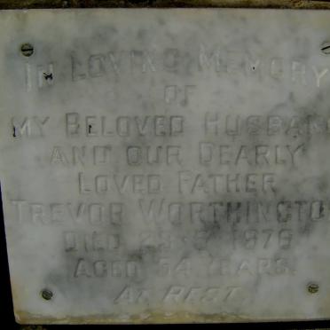 WORTHINGTON Trevor -1976