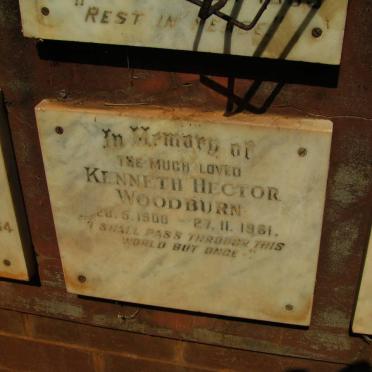 WOODBURN Kenneth Hector 1900-1961