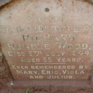 WOOD Richard Rundle -1944