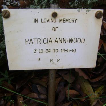WOOD Patricia Ann 1934-1981