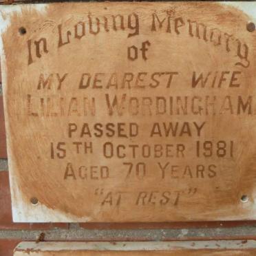 WORDINGHAM Lilian -1981