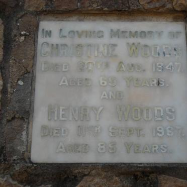 WOODS Henry -1967 &amp; Christine -1947