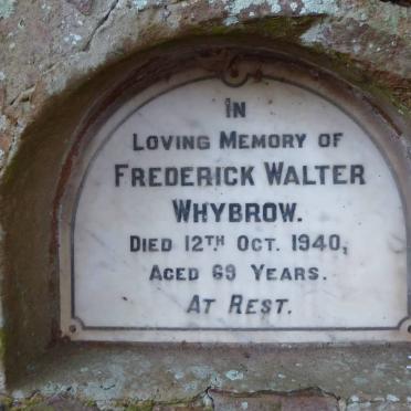 WHYBROW Frederick Walter -1940