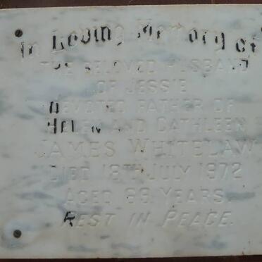 WHITELAW James -1972