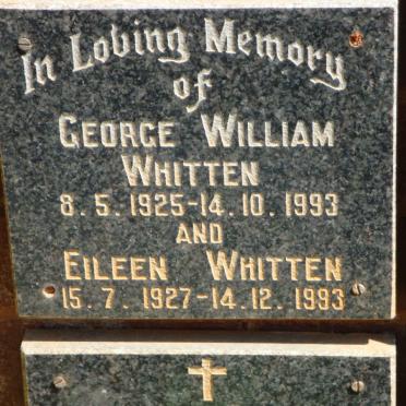 WHITTEN George William 1925-1993 &amp; Eileen 1927-1993