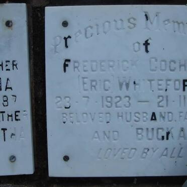 WHITEFORD Frederick Cochran 1923-1987