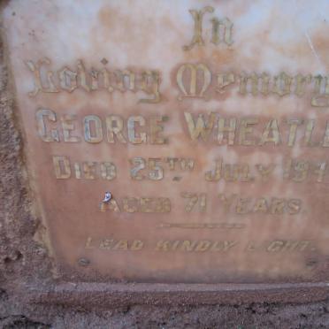 WHEATLEY George 1873-1944